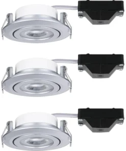 PAULMANN LED Inbouwspot Set Ø 82 Mm 3-traps Dimbaar Chroom Mat, 3 Stuks 7 PAULMANN LED Inbouwspot Set Ø 82 Mm 3-traps Dimbaar Chroom Mat, 3 Stuks -Binnenverlichting Verkoopwinkel DV 8 10272510 05 4c DE 20230321074755