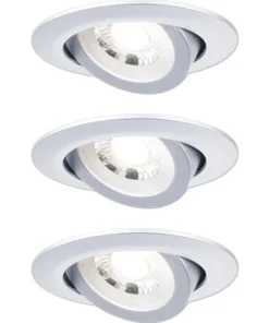 PAULMANN LED Inbouwspot Set Ø 82 Mm 3-traps Dimbaar Chroom Mat, 3 Stuks 6 PAULMANN LED Inbouwspot Set Ø 82 Mm 3-traps Dimbaar Chroom Mat, 3 Stuks -Binnenverlichting Verkoopwinkel DV 8 10272510 06 4c DE 20230321074755