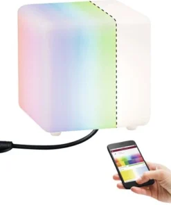 PAULMANN Plug & Shine ZigBee LED Buitenlamp Cube 20x20 Cm RGB+CCT IP65 24V -Binnenverlichting Verkoopwinkel DV 8 10290730 06 4c DE 20210803144800