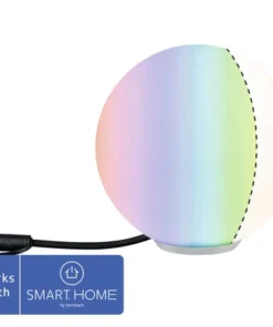 PAULMANN Plug & Shine ZigBee LED Buitenlamp Globe Ø 20 Cm RGBW 24V