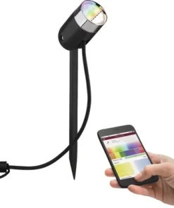 PAULMANN Plug & Shine ZigBee Grondspot Pike RGBW Antraciet