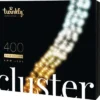 TWINKLY Smart Feestverlichting Cluster LED Verlichting 400 Lampjes Koelwit/warmwit/amber
