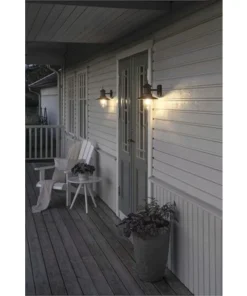 KONSTSMIDE Buitenlamp Napoli Roestbruin