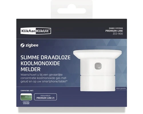 KLIKAANKLIKUIT® Slimme Draadloze Koolmonoxidemelder ZCO-900 2 KLIKAANKLIKUIT® Slimme Draadloze Koolmonoxidemelder ZCO-900 - Afbeelding 2