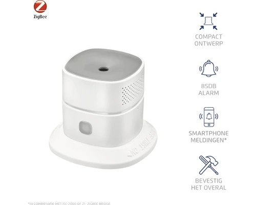 KLIKAANKLIKUIT® Slimme Draadloze Koolmonoxidemelder ZCO-900 3 KLIKAANKLIKUIT® Slimme Draadloze Koolmonoxidemelder ZCO-900 - Afbeelding 3