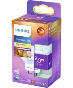 PHILIPS LED-lamp GU5.3/7W Reflectorvorm Helder Warmwit WarmGlow -Binnenverlichting Verkoopwinkel DV 8 10299921 08 4c DE 20220625224651