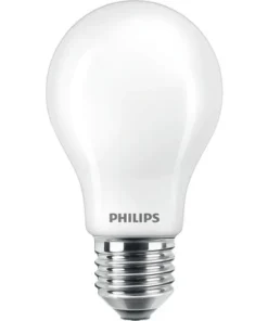 PHILIPS LED Lamp E27/4,5W A60 Warmwit Mat, 2 Stuks