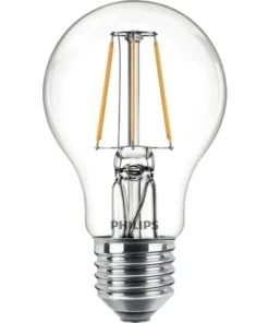 PHILIPS LED Lamp E27/4,3W A60 Warmwit Helder