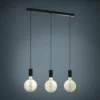 EGLO Hanglamp Pozueta 3-lichts Zwart