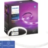 PHILIPS Hue White And Color Ambiance LED-strip Lightstrip Plus V4 Basisset, 2 M