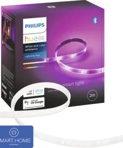 PHILIPS Hue White And Color Ambiance LED-strip Lightstrip Plus V4 Basisset, 2 M