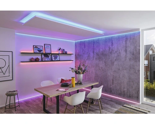 PAULMANN MaxLED 250 LED-strip Basisset RGBW 300 Cm Zilver Gecoat 11 PAULMANN MaxLED 250 LED-strip Basisset RGBW 300 Cm Zilver Gecoat - Afbeelding 11