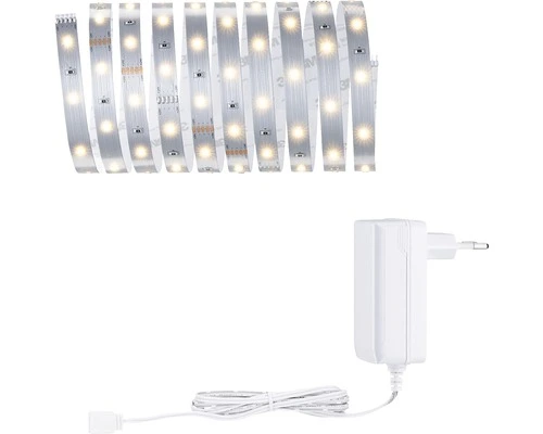 PAULMANN MaxLED 250 LED-strip Basisset Warmwit 300 Cm Zilver Ongecoat 1 PAULMANN MaxLED 250 LED-strip Basisset Warmwit 300 Cm Zilver Ongecoat
