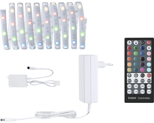 PAULMANN MaxLED 250 LED-strip Basisset RGBW 300 Cm Zilver Gecoat 1 PAULMANN MaxLED 250 LED-strip Basisset RGBW 300 Cm Zilver Gecoat