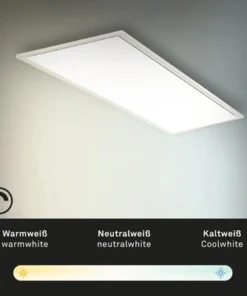 BRILONER LED-paneel Piatto 7167-015 100x25 Cm CCT Zwart -Binnenverlichting Verkoopwinkel DV 8 10314429 03 4c DE 20201213224657