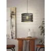 EGLO Hanglamp Cremella Ø 37 Cm Zwart