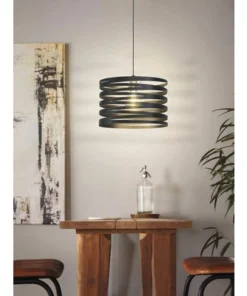 EGLO Hanglamp Cremella Ø 37 Cm Zwart
