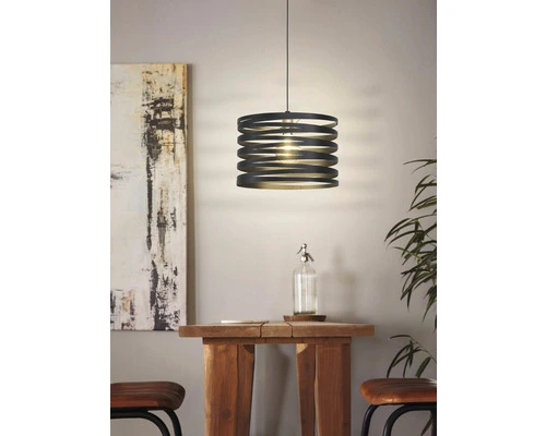 EGLO Hanglamp Cremella Ø 37 Cm Zwart 1 EGLO Hanglamp Cremella Ø 37 Cm Zwart