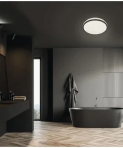 BRILONER LED Plafonniere 3403-015 Met Sterreneffect Ø 28 Cm IP44 Zwart