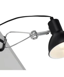 BRILONER Klemspot Zwart/chroom