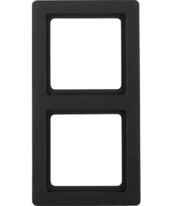 BERKER Q1 Afdekraam 2-voudig Antraciet