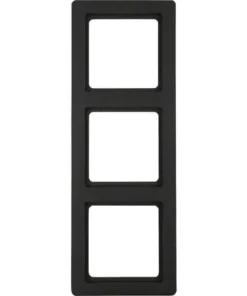 BERKER Q1 Afdekraam 3-voudig Antraciet