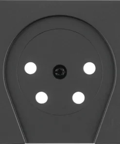 BERKER Q1 Afdekplaat Telefonie Antraciet