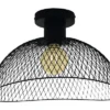 EGLO Plafondlamp Pompeya Zwart