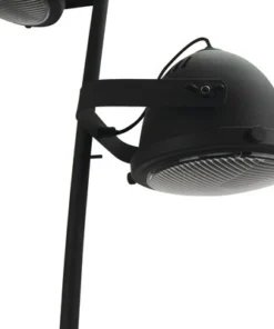 CHERICONI Vloerlamp Nero 2-lichts Zwart/glas -Binnenverlichting Verkoopwinkel DV 8 10326969 08 4c NL 20201224201653