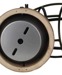 CHERICONI Plafondspot Aperto 1-lichts Zwart/hout -Binnenverlichting Verkoopwinkel DV 8 10326972 06 4c NL 20201224194958