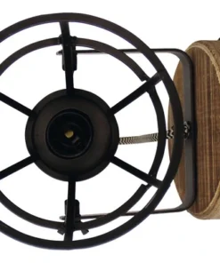 CHERICONI Plafondspot Aperto 1-lichts Zwart/hout -Binnenverlichting Verkoopwinkel DV 8 10326972 07 4c NL 20201224201346