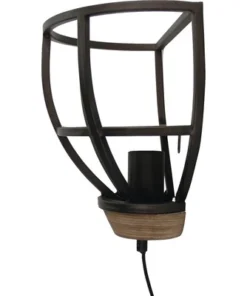 CHERICONI Wandlamp Aperto Zwart/hout -Binnenverlichting Verkoopwinkel DV 8 10326973 05 4c NL 20201224200940