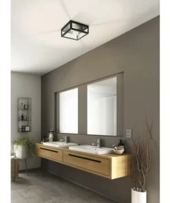 EGLO Plafondlamp Amezola Zwart