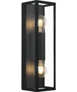 EGLO Wandlamp Amezola 2-lichts Zwart