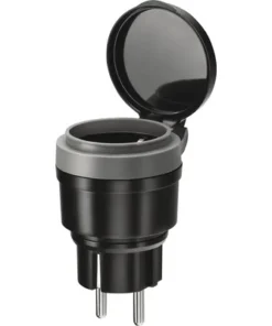 KLIKAANKLIKUIT® Stopcontactschakelaar Voor Buiten AGC-3500 Zwart
