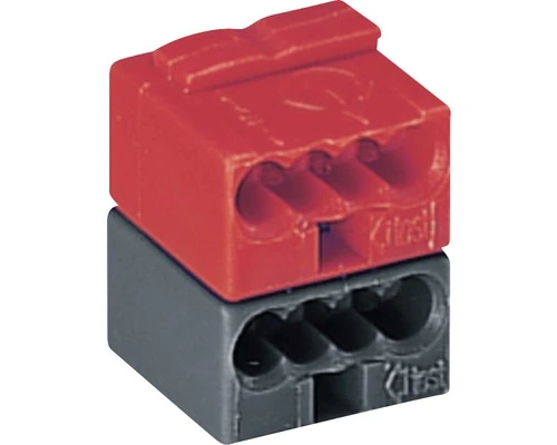 WAGO Busklem Push Wire 243-211 4-draads, 50 Stuks 1 WAGO Busklem Push Wire 243-211 4-draads, 50 Stuks