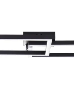 BRILLIANT LED Plafondlamp Kjorn 2-lichts 50x50 Cm Zwart -Binnenverlichting Verkoopwinkel DV 8 10385488 03 4c DE 20201224051757