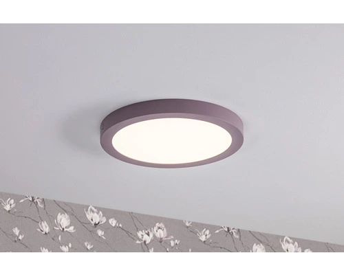 PAULMANN LED Plafonniere Abia Ø 30 Cm Lila 1 PAULMANN LED Plafonniere Abia Ø 30 Cm Lila