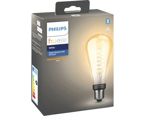 PHILIPS Hue White LED Filament Lamp E27/7W ST72 5 PHILIPS Hue White LED Filament Lamp E27/7W ST72 - Afbeelding 5