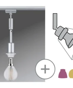PAULMANN URail DecoSystems Pendel E14 Chroom Mat (excl. Lichtbron) -Binnenverlichting Verkoopwinkel DV 8 10393940 05 4c DE 20220523081659