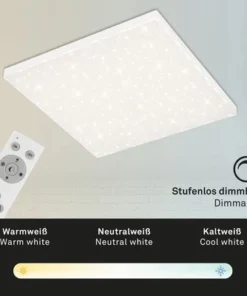 BRILONER LED Paneel Frameless 7381-216 Met Sterrendecor 59,5x59,5 Cm CCT Wit -Binnenverlichting Verkoopwinkel DV 8 10395668 02 4c DE 20210122051753