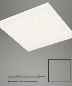 BRILONER LED Paneel Frameless 7381-216 Met Sterrendecor 59,5x59,5 Cm CCT Wit -Binnenverlichting Verkoopwinkel DV 8 10395668 03 4c DE 20210122051753