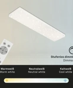 BRILONER LED Paneel Frameless 7381-316 Met Sterrendecor 100x25 Cm CCT Wit -Binnenverlichting Verkoopwinkel DV 8 10395669 02 4c DE 20210122051753