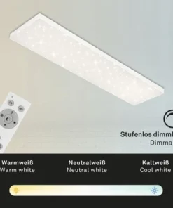 BRILONER LED Paneel Frameless 7381-416 Met Sterrendecor 119,5x29,5 Cm CCT Wit -Binnenverlichting Verkoopwinkel DV 8 10395936 02 4c DE 20210122051753
