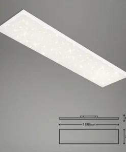 BRILONER LED Paneel Frameless 7381-416 Met Sterrendecor 119,5x29,5 Cm CCT Wit -Binnenverlichting Verkoopwinkel DV 8 10395936 03 4c DE 20210122051753