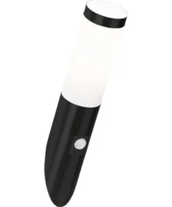 LALUMI Buitenlamp Dody Fakkel Met Sensor 39 Cm Zwart
