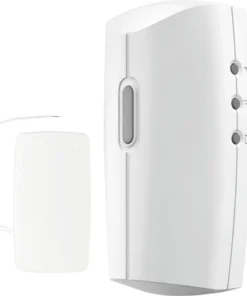 KLIKAANKLIKUIT® Plug-in Draadloze Deurbelset Met Zender ACDB-8000BC Wit