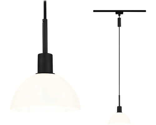 PAULMANN URail Hanglamp Sarrasani Zwart Mat-opaal (excl. Lichtbron) 1 PAULMANN URail Hanglamp Sarrasani Zwart Mat-opaal (excl. Lichtbron)