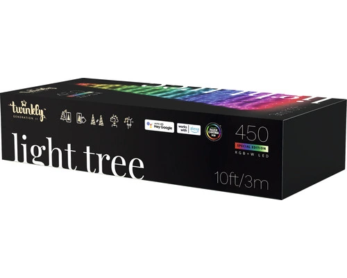 TWINKLY Smart Kerstverlichting LED Vlaggenmast Boom 450 Lampjes Gekleurd 3 Meter 5 TWINKLY Smart Kerstverlichting LED Vlaggenmast Boom 450 Lampjes Gekleurd 3 Meter - Afbeelding 5