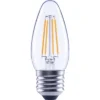 FLAIR LED Lamp E27/2W C35 Warmwit Helder